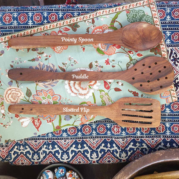 Basera is selling beautiful timber teak  kitchen utensils online in Australia