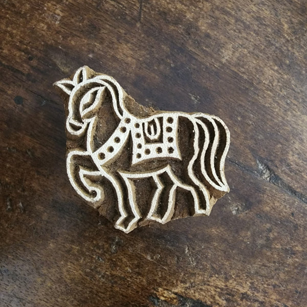 Horse Block Print Stamp