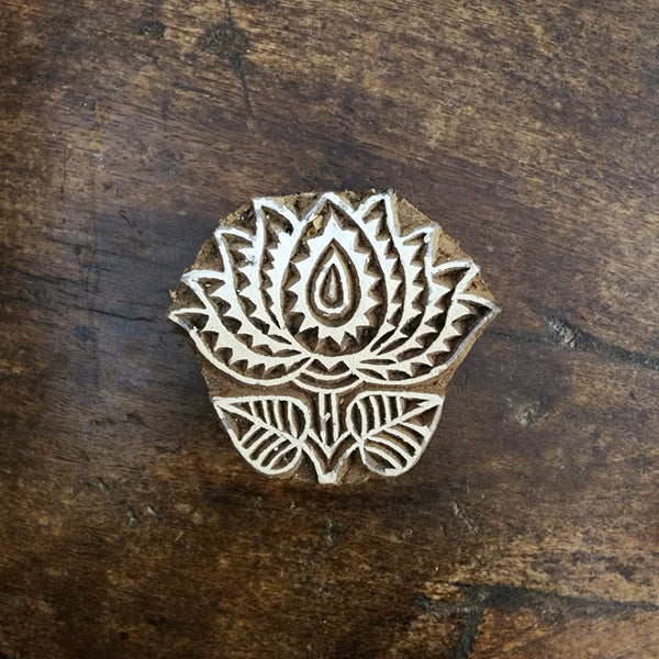 Lotus Block Print Stamp