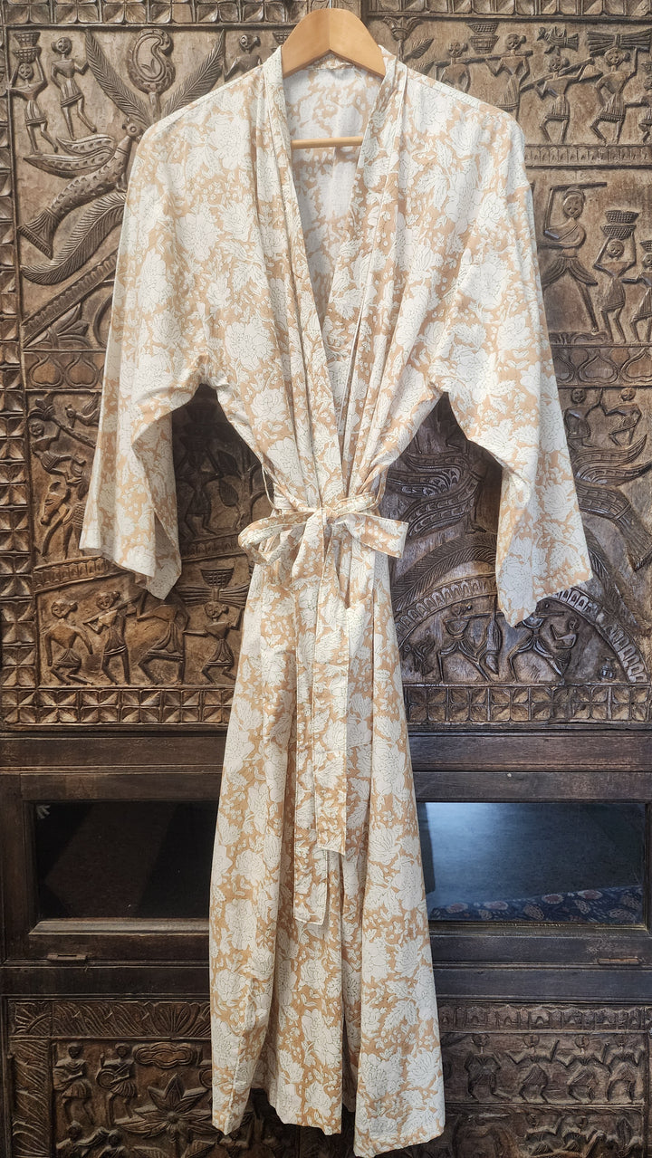 Printed Cotton Dressing Gown