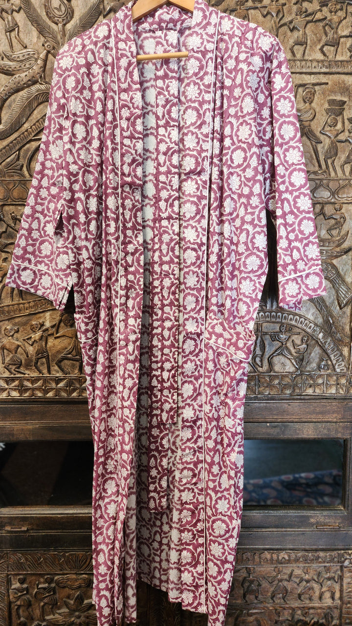 cotton dressing gown