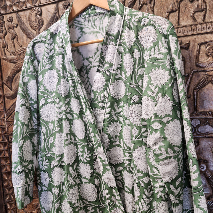 Green Cotton Robe