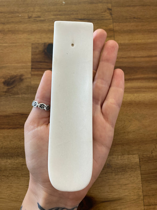 Incense Holder - White Marble