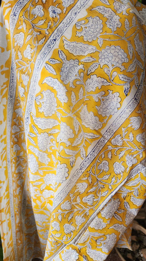 Yellow cotton sarong