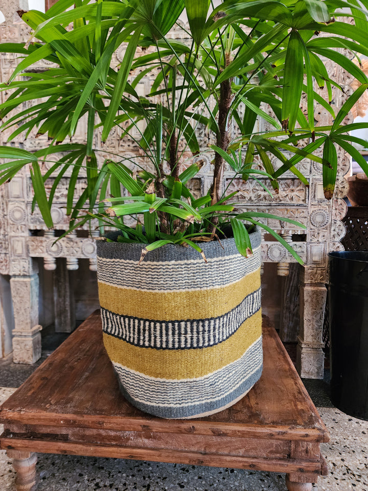 Potted J Box Jute planter