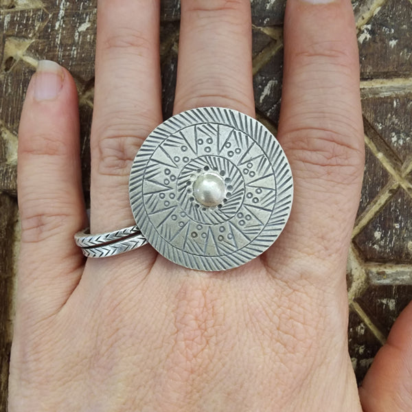 Hill Tribe Silver Ring 6