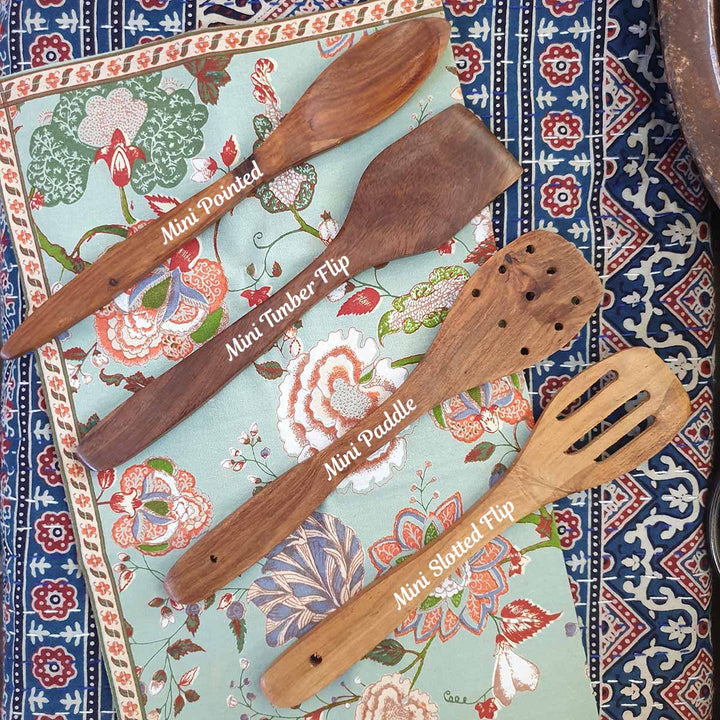 Basera is selling beautiful timber teak  kitchen utensils online in Australia